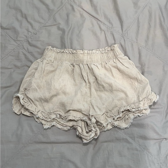 aerie Pants - Aerie Offline, Size Small, Tan Flowy Summer Shorts